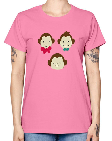 Cute_little_monkeys_5425 - monkey -  Missy T-Shirt