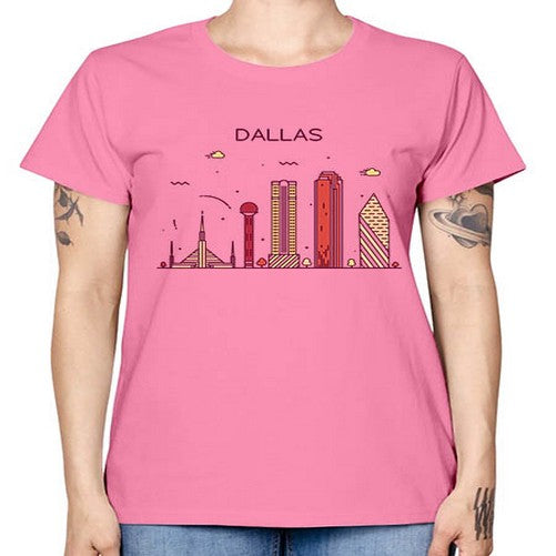 Dallas 646# - cities -  Missy T-Shirt