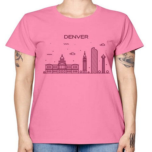 Denver 659# - cities -  Missy T-Shirt