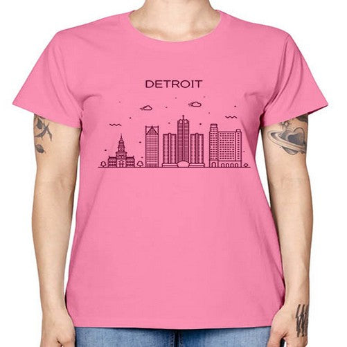 DetroitMI 663# - cities -  Missy T-Shirt