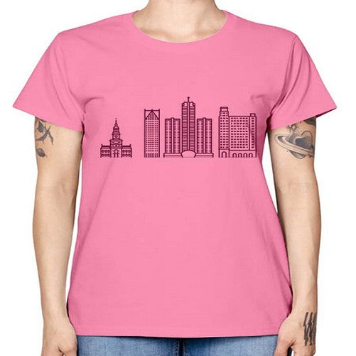 DetroitMI 664# - cities -  Missy T-Shirt