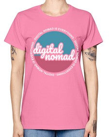 Digital Nomad is Everything 21# - internet -  Missy T-Shirt