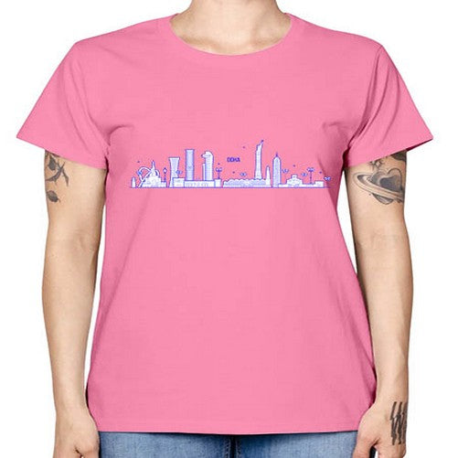 Doha 674# - cities -  Missy T-Shirt