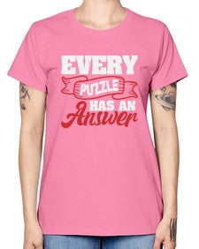 Every puzzle has an answer 11# - video games -  Missy T-Shirt