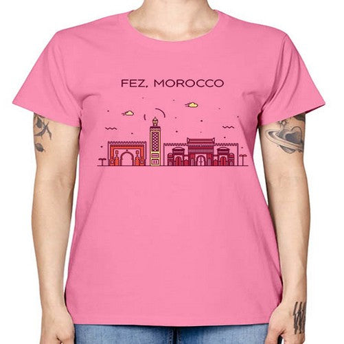 Fez 720# - cities -  Missy T-Shirt