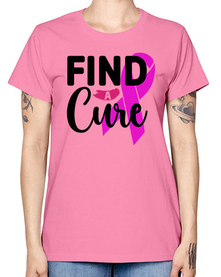 Find a Cure 26# - breast cancer -  Missy T-Shirt