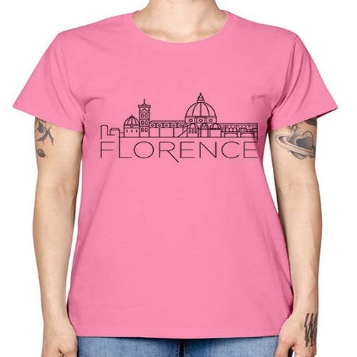 Florence Minimal Skyline 723# - cities -  Missy T-Shirt