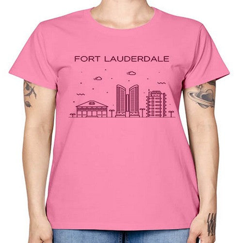 FortLauderdale 735# - cities -  Missy T-Shirt