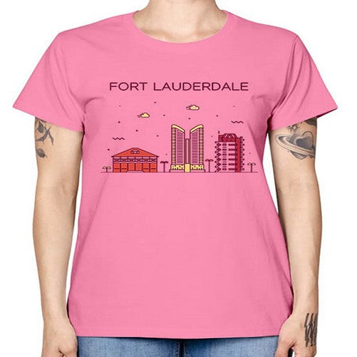 FortLauderdale 737# - cities -  Missy T-Shirt