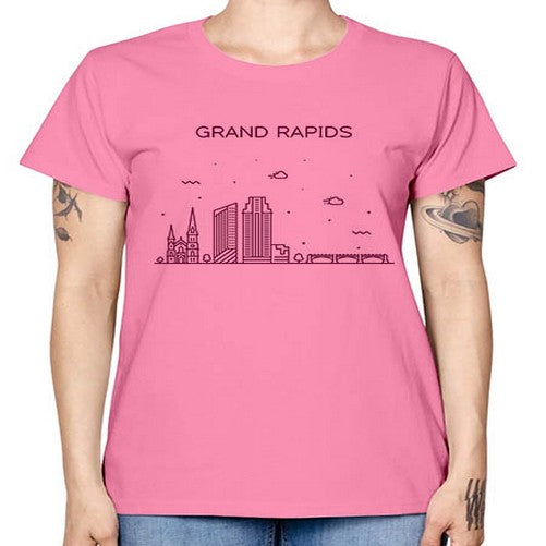 GrandRapids 779# - cities -  Missy T-Shirt
