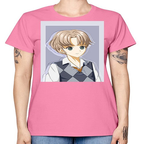 Handsome and cool boy with uniform 34# - anime -  Missy T-Shirt