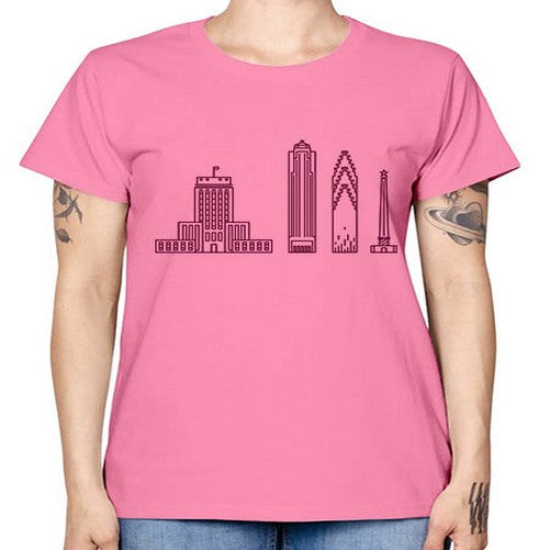 Houston 909# - cities -  Missy T-Shirt