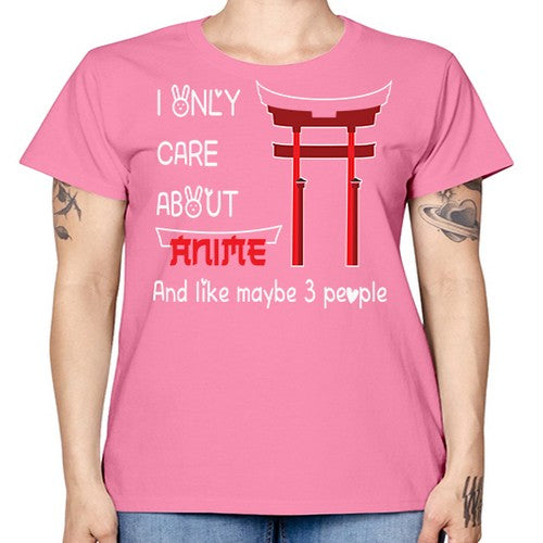 I Only Care About Anime Anime 240# - anime -  Missy T-Shirt
