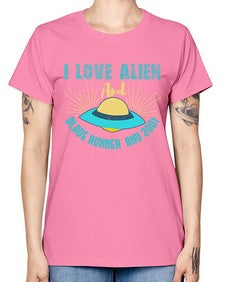 I love alien and blade runner 18# - ufo -  Missy T-Shirt