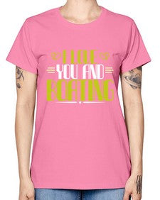 I love you and Boating 19# - boats -  Missy T-Shirt