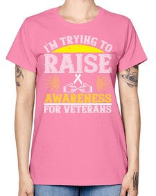 Im trying to raise awareness for veterans Style 43# - Self awareness -  Missy T-Shirt