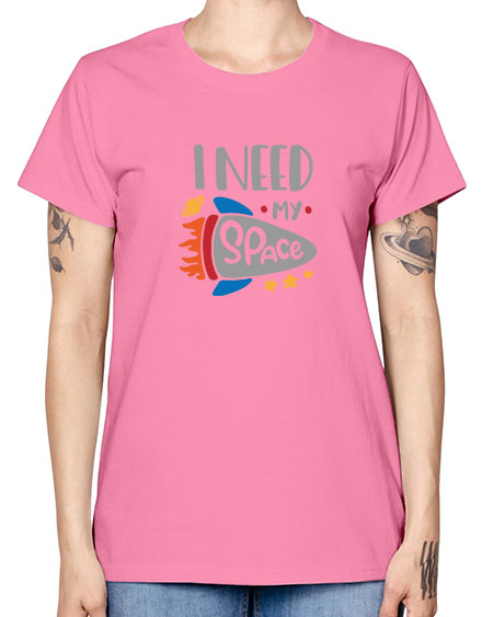 Ineedmyspace 17# - space -  Missy T-Shirt