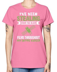Ive been stealing from the alien 30# - ufo -  Missy T-Shirt