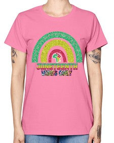 Juneteenth Vibes Only 5# - black juneteenth -  Missy T-Shirt