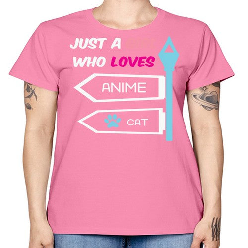Just A Girl Who Loves Anime 264# - anime -  Missy T-Shirt