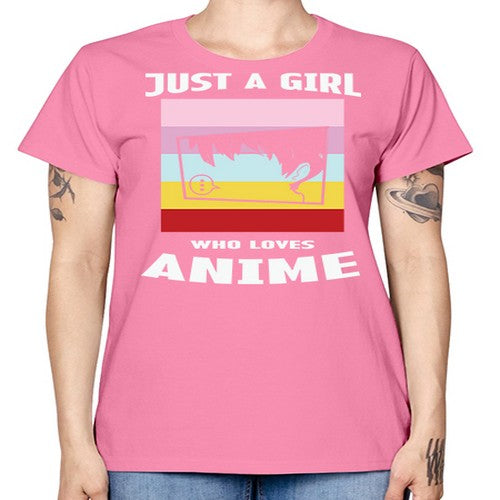 Just A Girl Who Loves Anime 265# - anime -  Missy T-Shirt