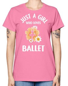 Just a girl who loves ballet 149# - ballet -  Missy T-Shirt