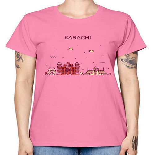 Karachi 1024# - cities -  Missy T-Shirt