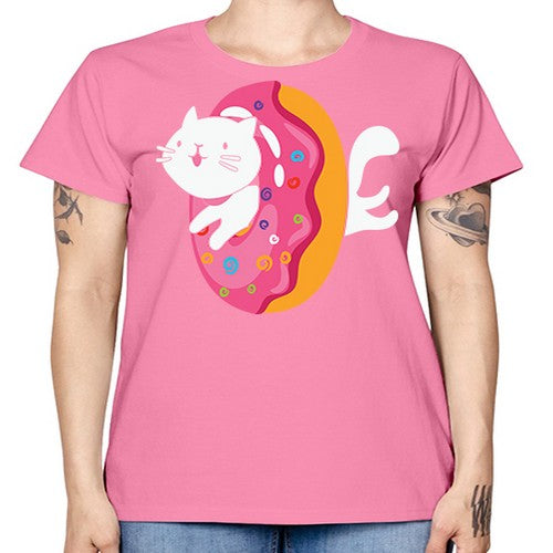 Kawaii Cat Donut Anime Lover Anime 267# - anime -  Missy T-Shirt