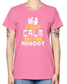 Keep Calm and reboot 27# - computer -  Missy T-Shirt