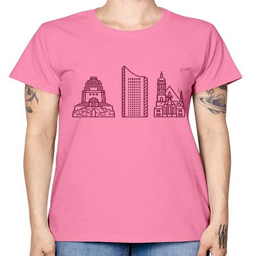 Leipzig 1127# - cities -  Missy T-Shirt