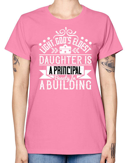 Light Gods eldest daughter is a principal beauty in a building Style 274# - architect -  Missy T-Shirt