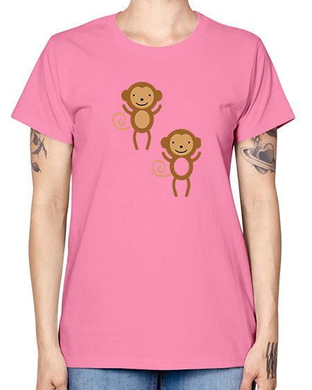 Little_monkeys_MF_5814 - monkey -  Missy T-Shirt