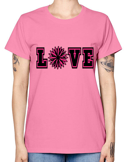 Love 694# - cheer -  Missy T-Shirt