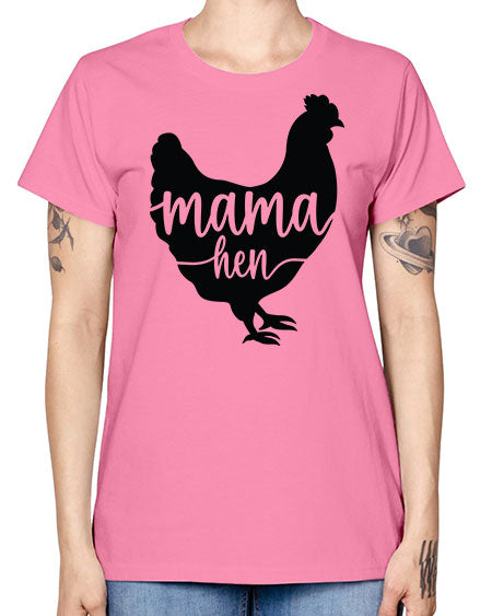 Mama Hen - chicken -  Missy T-Shirt