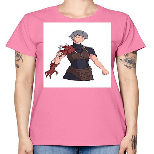 Man has parasite on hand 14# - anime -  Missy T-Shirt