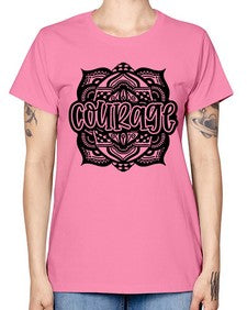 Mandala Courage 759# - mandala -  Missy T-Shirt