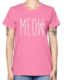 Meoww - cats -  Missy T-Shirt