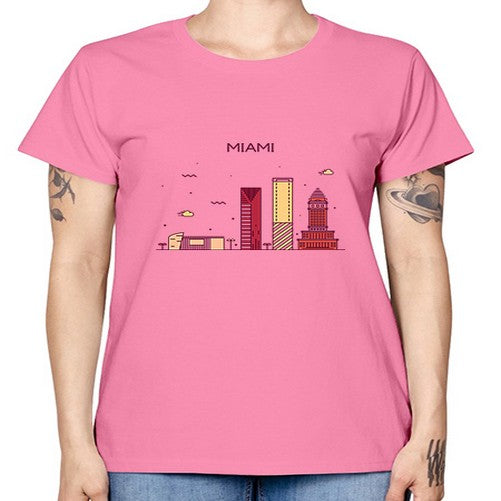 Miami 1285# - cities -  Missy T-Shirt