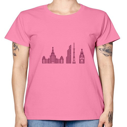 Moscow 1355# - cities -  Missy T-Shirt