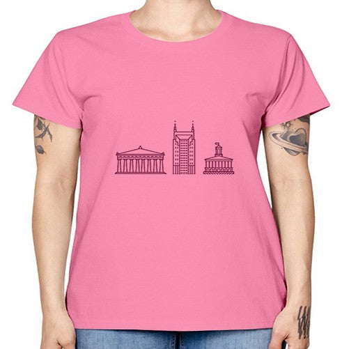 Nashville 1416# - cities -  Missy T-Shirt