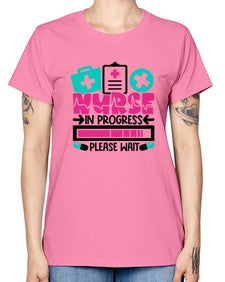 Nurse In Progress Please Wait Style Style 1160# - nurse -  Missy T-Shirt