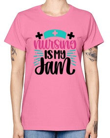 Nursing Is My Jam Style Style 1273# - nurse -  Missy T-Shirt