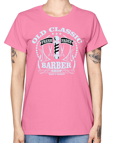 Old Classic Barber1285# - barber -  Missy T-Shirt