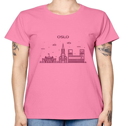 Oslo 1552# - cities -  Missy T-Shirt