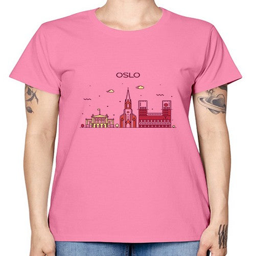 Oslo 1554# - cities -  Missy T-Shirt