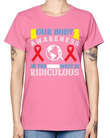 Our body awareness in the West is ridiculous Style 33# - Self awareness -  Missy T-Shirt