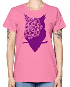 OwlMandalaUpdated 976# - mandala -  Missy T-Shirt