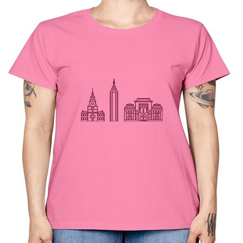 Philadelphia 1603# - cities -  Missy T-Shirt