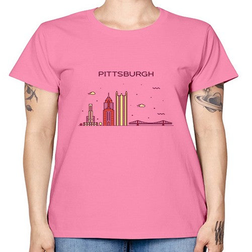 Pittsburgh 1626# - cities -  Missy T-Shirt
