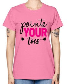 Pointe your toes 176# - ballet -  Missy T-Shirt